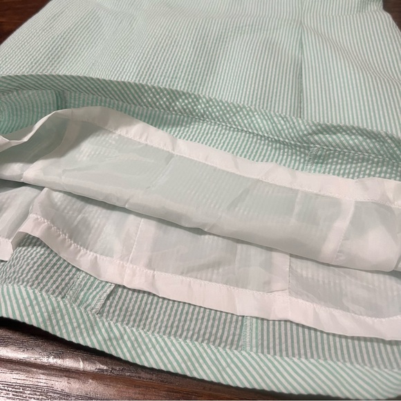 NWOT Lauren James Mint Green Sleeveless Seersucker Dress Size Medium - Picture 7 of 11
